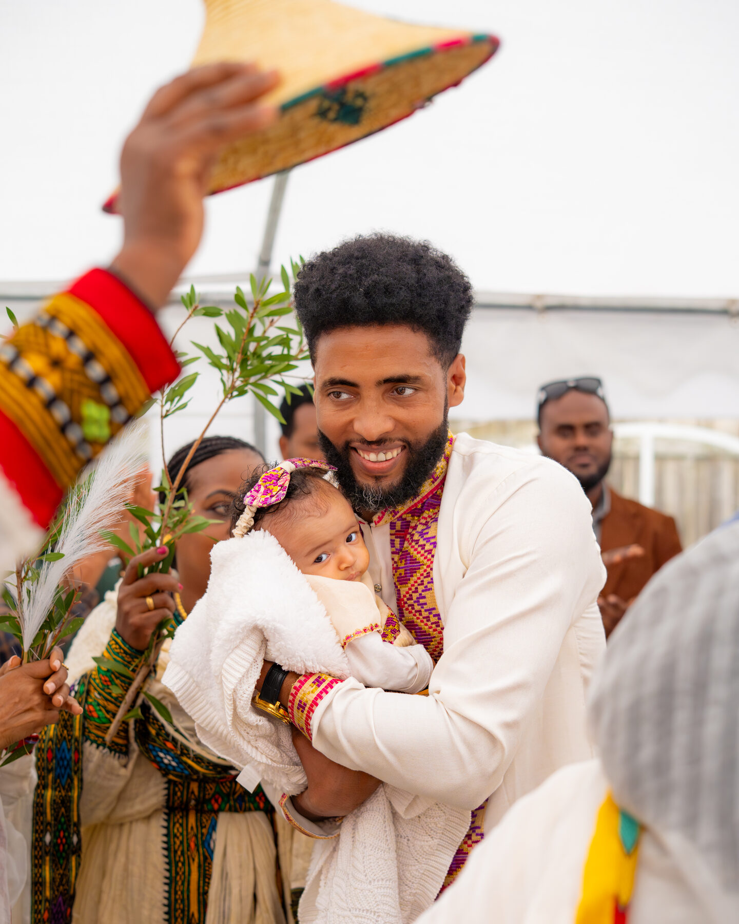 Ethiopian christening ceremony